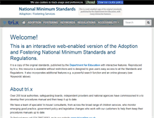 Tablet Screenshot of minimumstandards.org